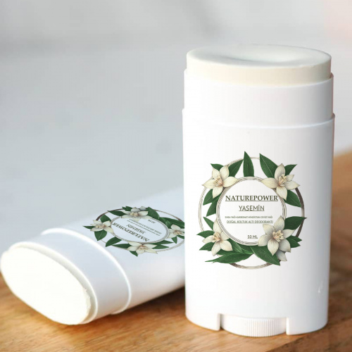  Doğal Stick Koltuk Altı Deodorantı Ter Kokusu Önleyici Yasemin Esanslı 50 ml 