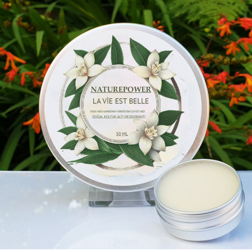  Doğal Krem Koltuk Altı Deodorantı Ter Kokusu Önleyici L Vie est Belle Parfüm Esanslı 50 ml 
